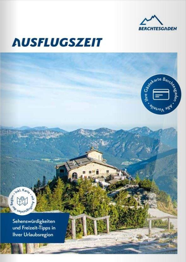 Viele weitere Informationen zu den Ermäßigungen mit Ihrer Gästekarte finden Sie im Folder Ausflugszeit. Sie werden auf die Website vom Zweckverband Bergerlebnis Berchtesgaden weitergeleitet...
